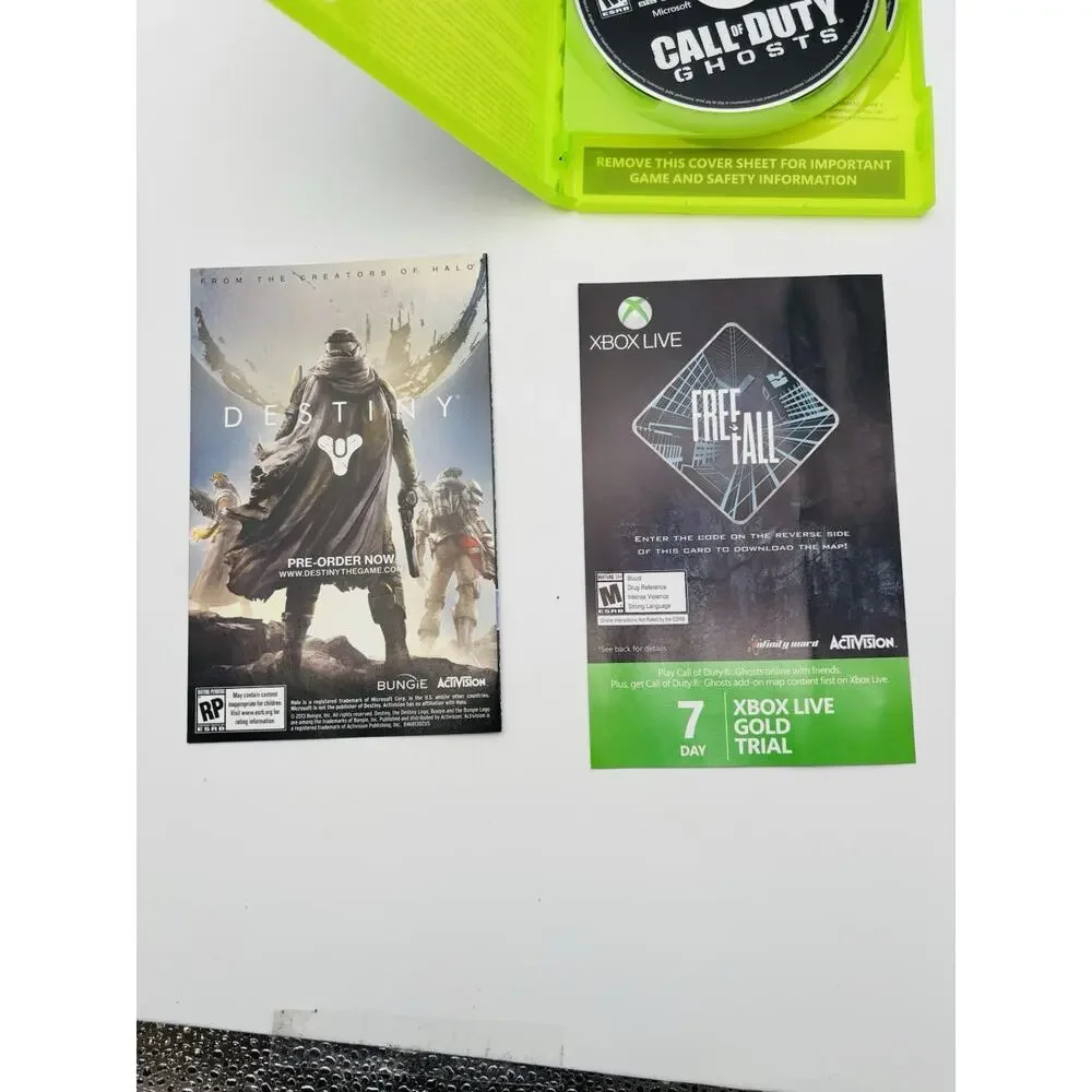 Call of Duty Ghosts Xbox 360 Game 2013 CIB Tested Works VG Condition